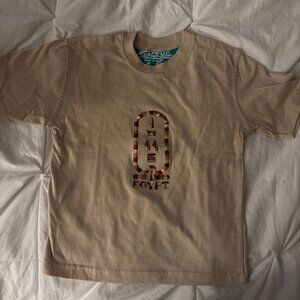 Egypt Egyptian Cotton Graphic Embroidered T Shirt Youth Size 10 Tan
